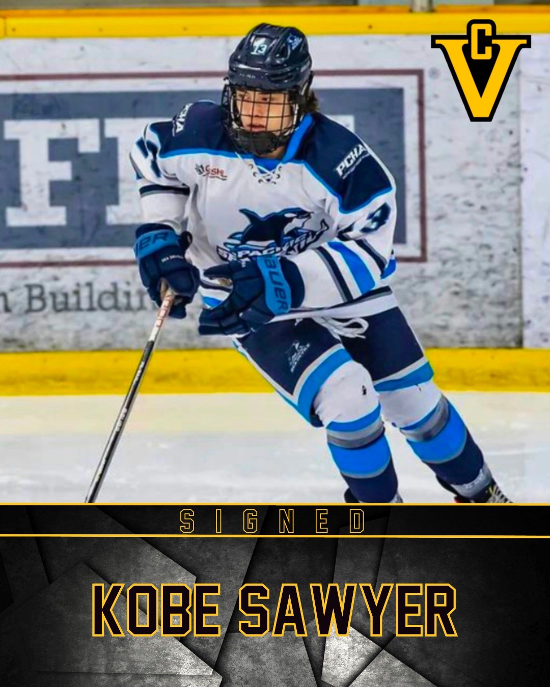 SIGNED: The Cougars have signed ‘06 Forward Kobe Sawyer out of PCHA U16! Welcome to the club!